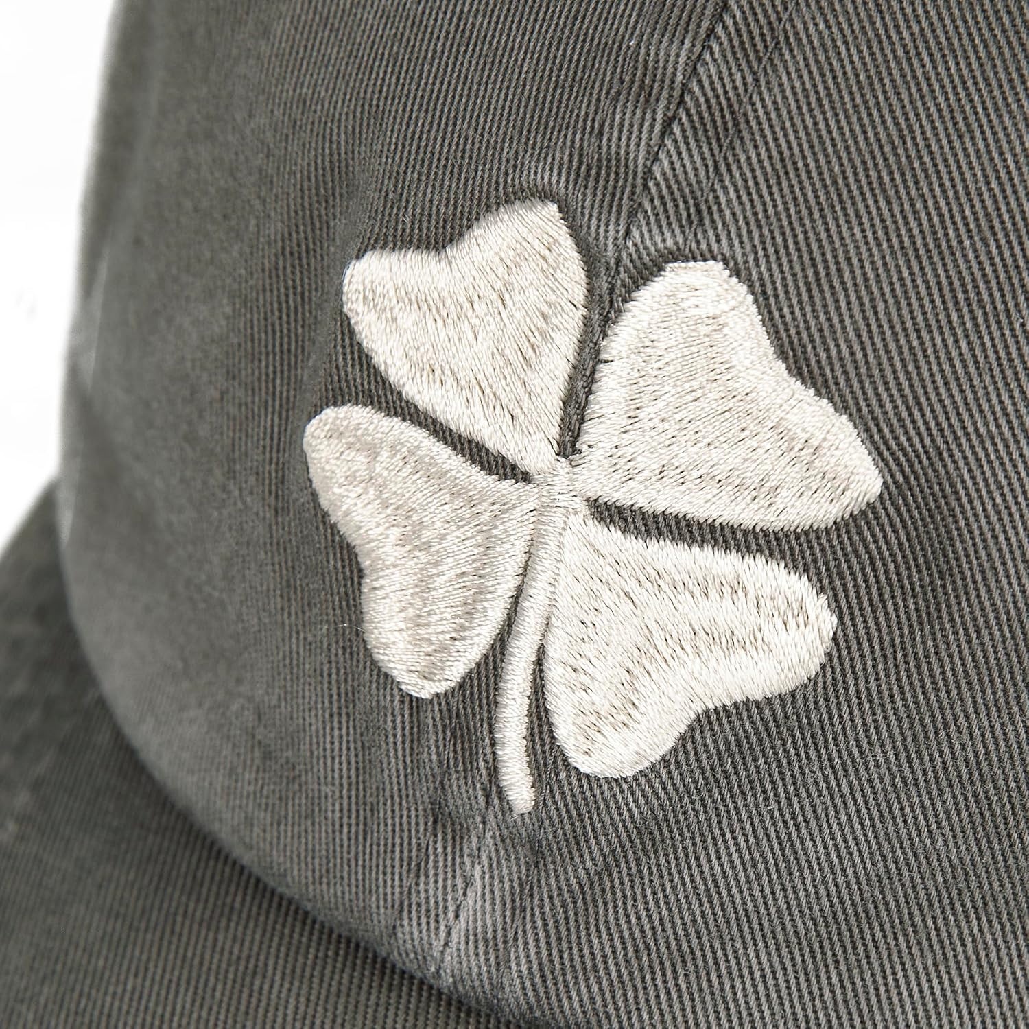image:imageLucky Brand Classic Cotton Adjustable Dad Hat Baseball Cap Golf Fishing Low Profile 5 Panel DesignClover Charcoal Grey