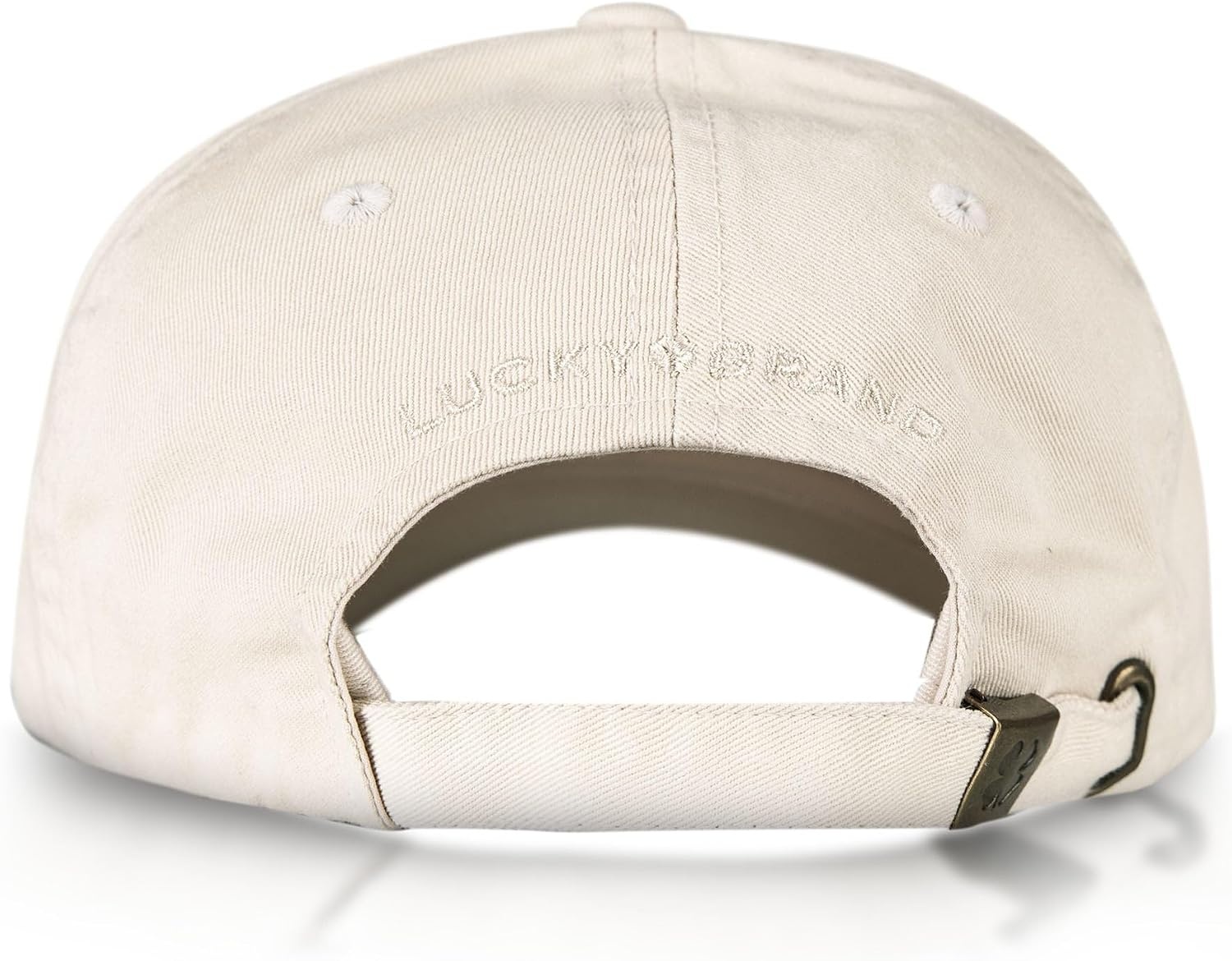 image:imageLucky Brand Classic Cotton Adjustable Dad Hat Baseball Cap Golf Fishing Low Profile 5 Panel DesignClover Natural New