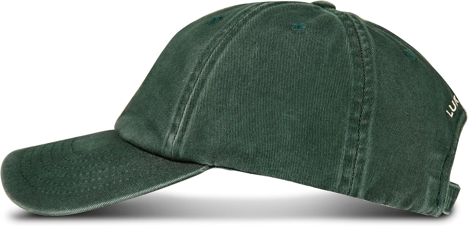 image:imageLucky Brand Classic Cotton Adjustable Dad Hat Baseball Cap Golf Fishing Low Profile 5 Panel DesignClover Pine