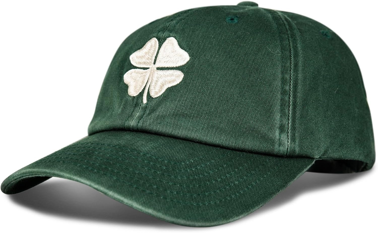 image:imageLucky Brand Classic Cotton Adjustable Dad Hat Baseball Cap Golf Fishing Low Profile 5 Panel DesignClover Pine