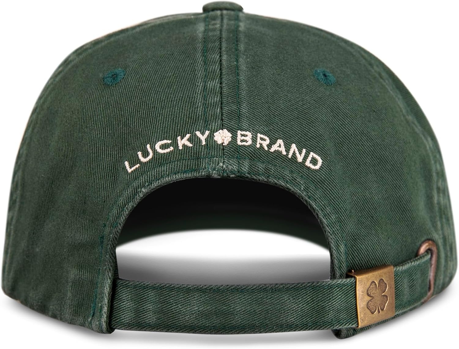 image:imageLucky Brand Classic Cotton Adjustable Dad Hat Baseball Cap Golf Fishing Low Profile 5 Panel DesignClover Pine