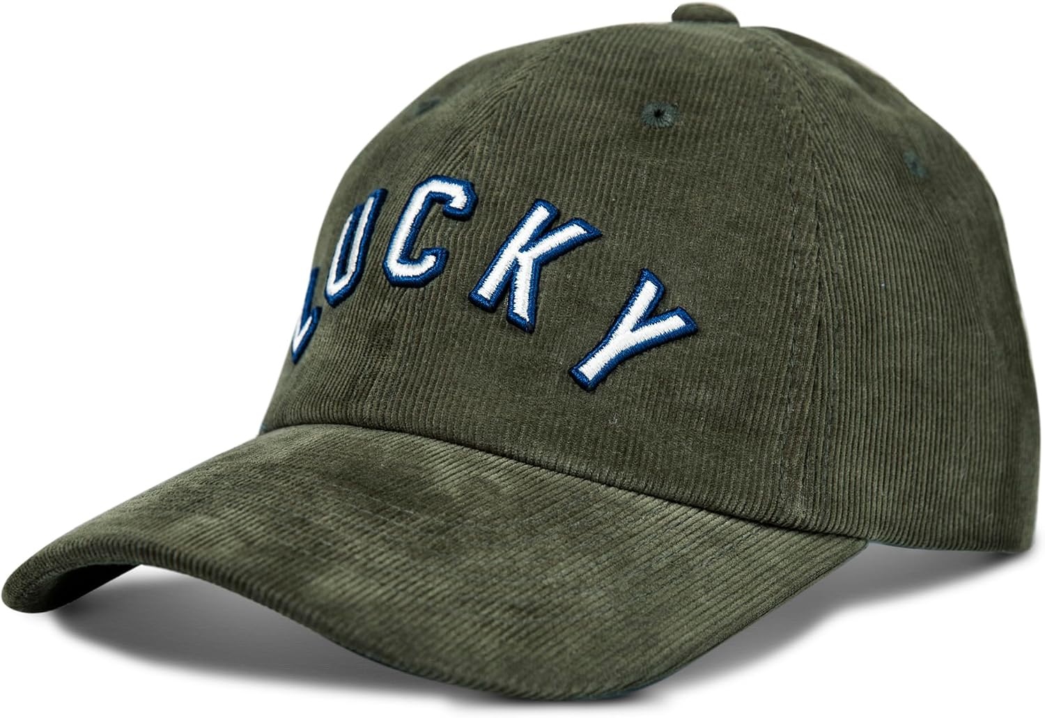image:imageLucky Brand Classic Cotton Adjustable Dad Hat Baseball Cap Golf Fishing Low Profile 5 Panel DesignCorduroy Caper
