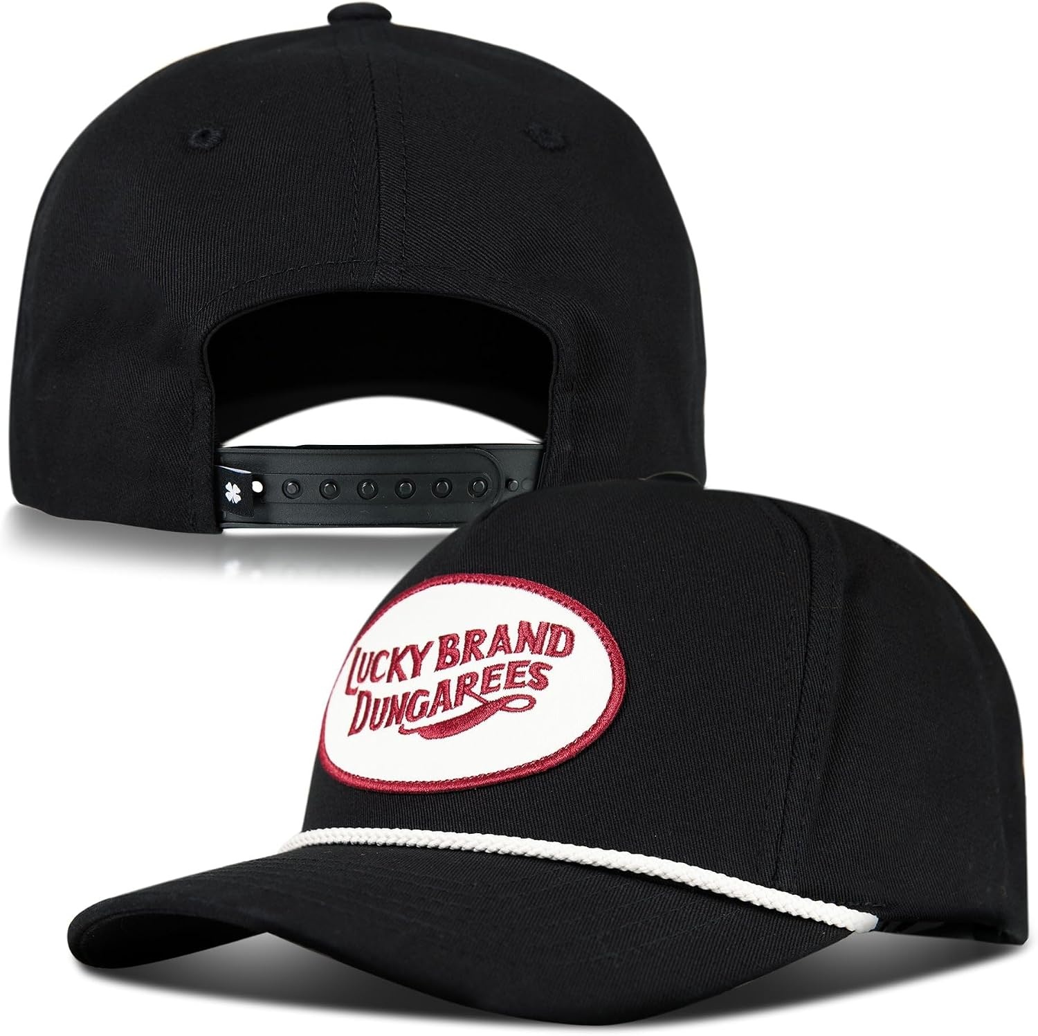 image:imageLucky Brand Classic Cotton Adjustable Dad Hat Baseball Cap Golf Fishing Low Profile 5 Panel DesignDungarees Black