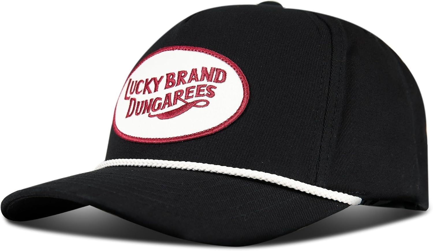 image:imageLucky Brand Classic Cotton Adjustable Dad Hat Baseball Cap Golf Fishing Low Profile 5 Panel DesignDungarees Black