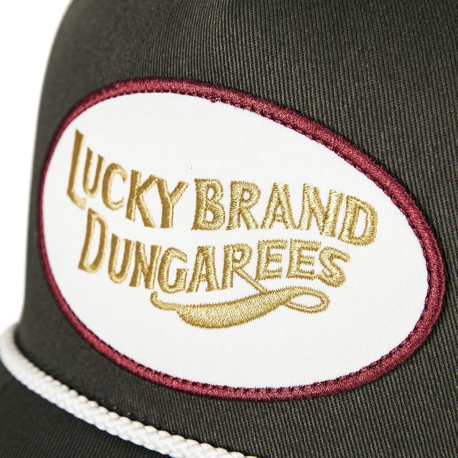 image:imageLucky Brand Classic Cotton Adjustable Dad Hat Baseball Cap Golf Fishing Low Profile 5 Panel DesignDungarees Olive