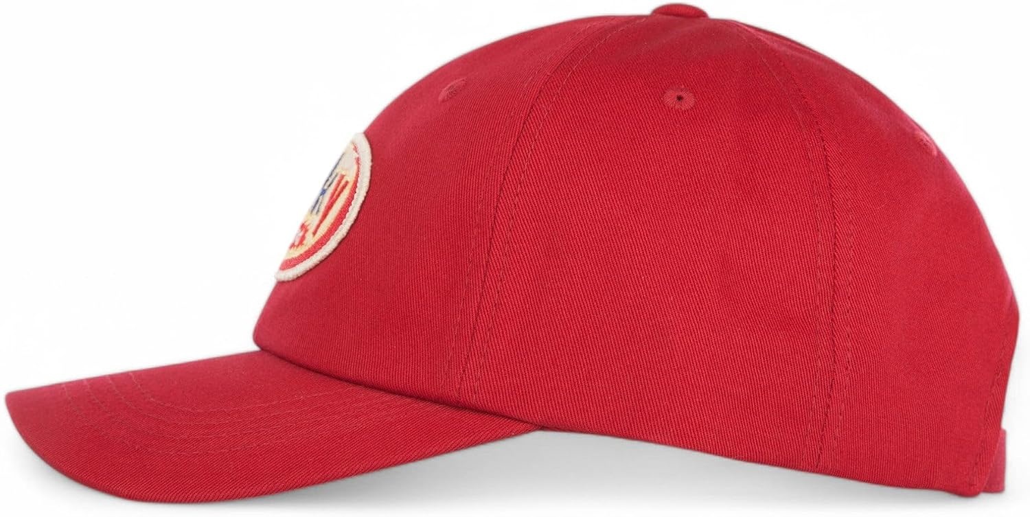 image:imageLucky Brand Classic Cotton Adjustable Dad Hat Baseball Cap Golf Fishing Low Profile 5 Panel DesignEmbroidered Patch Red