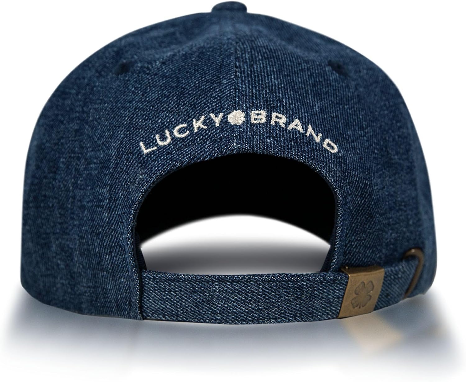 image:imageLucky Brand Classic Cotton Adjustable Dad Hat Baseball Cap Golf Fishing Low Profile 5 Panel DesignFlag Clover Denim