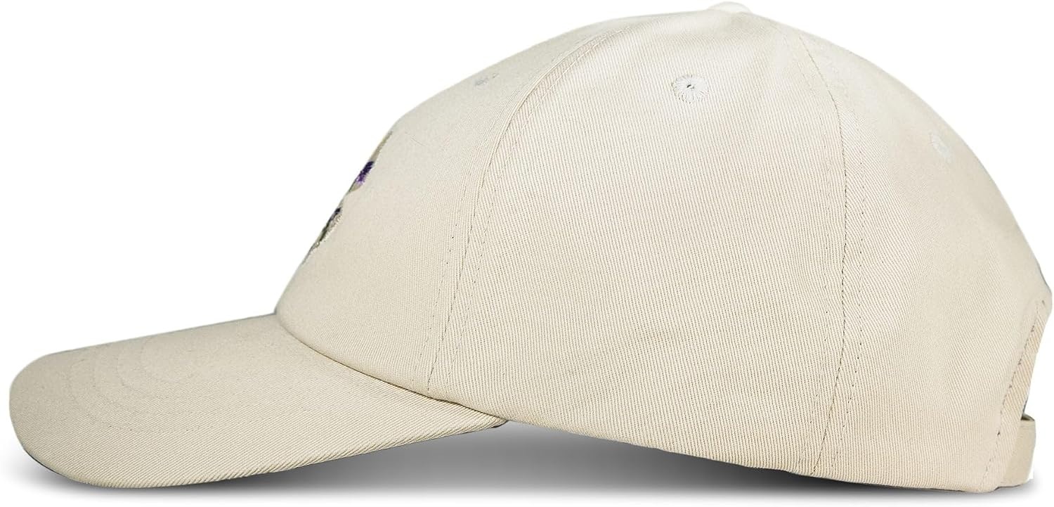 image:imageLucky Brand Classic Cotton Adjustable Dad Hat Baseball Cap Golf Fishing Low Profile 5 Panel DesignFloral Clover Cream