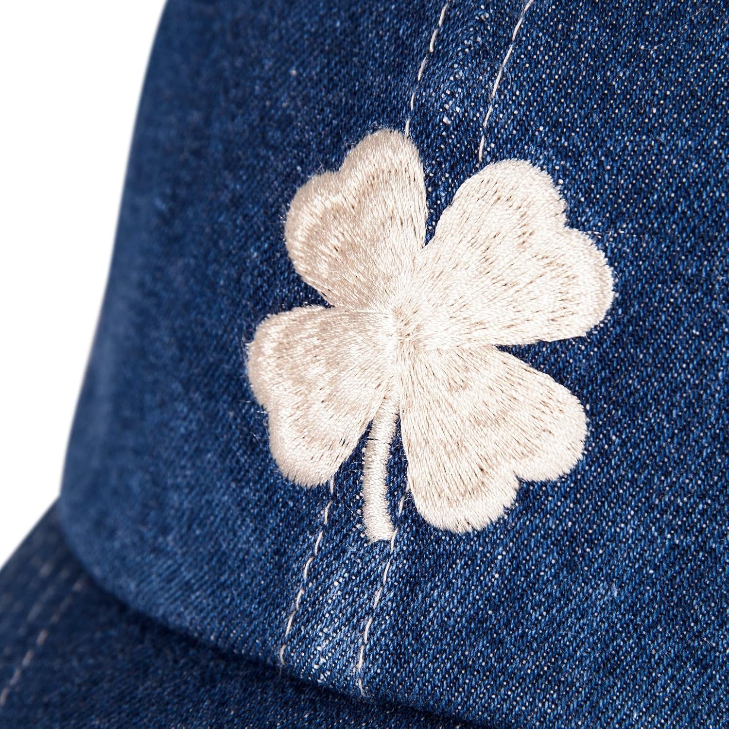image:imageLucky Brand Classic Cotton Adjustable Dad Hat Baseball Cap Golf Fishing Low Profile 5 Panel DesignLucky Clover Light Denim