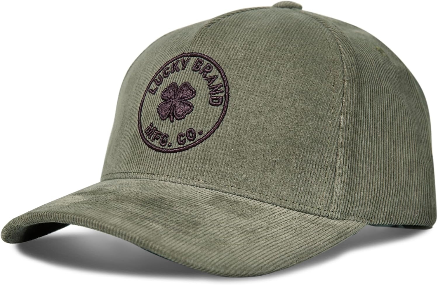 image:imageLucky Brand Classic Cotton Adjustable Dad Hat Baseball Cap Golf Fishing Low Profile 5 Panel DesignMfg Co Embroidered Moss