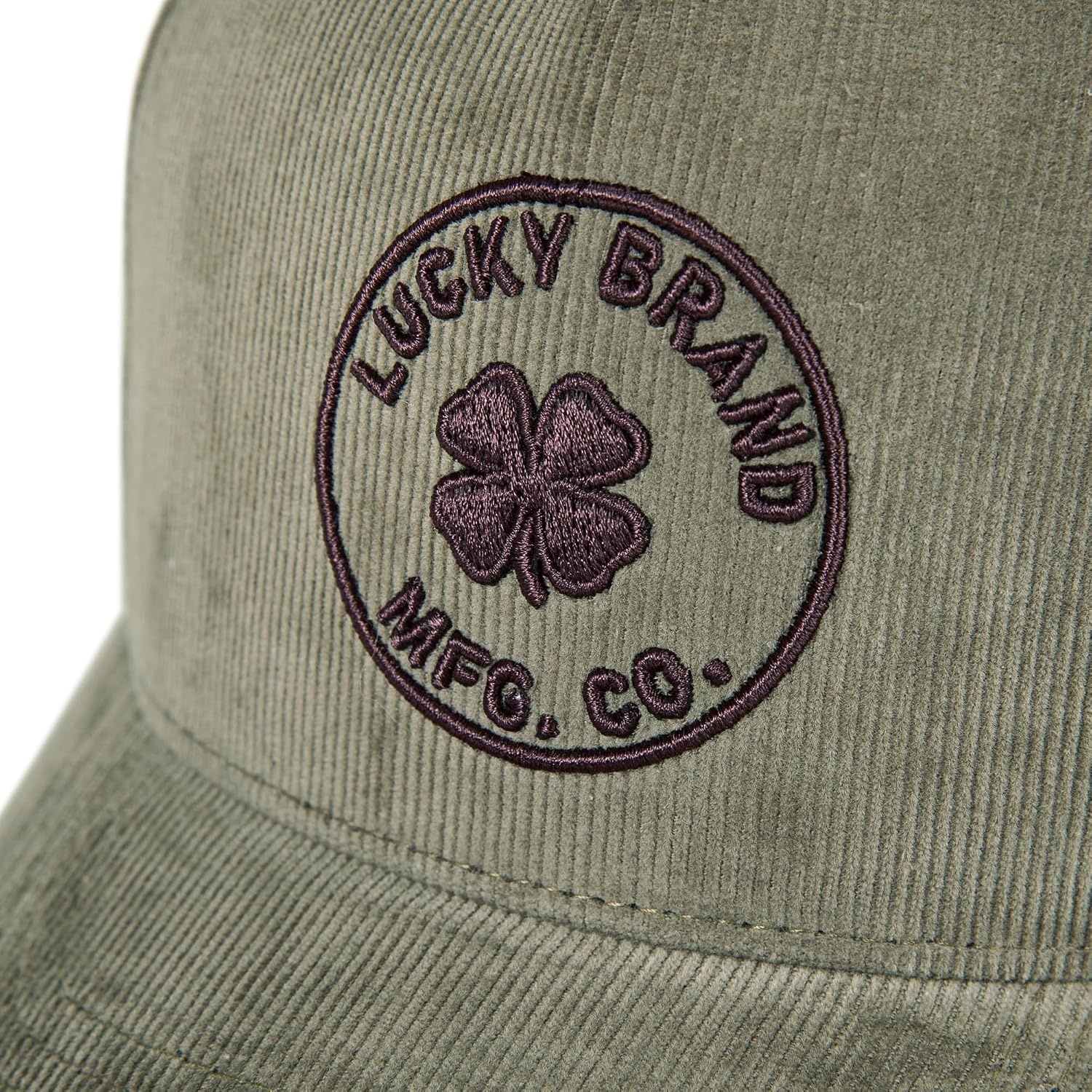image:imageLucky Brand Classic Cotton Adjustable Dad Hat Baseball Cap Golf Fishing Low Profile 5 Panel DesignMfg Co Embroidered Moss