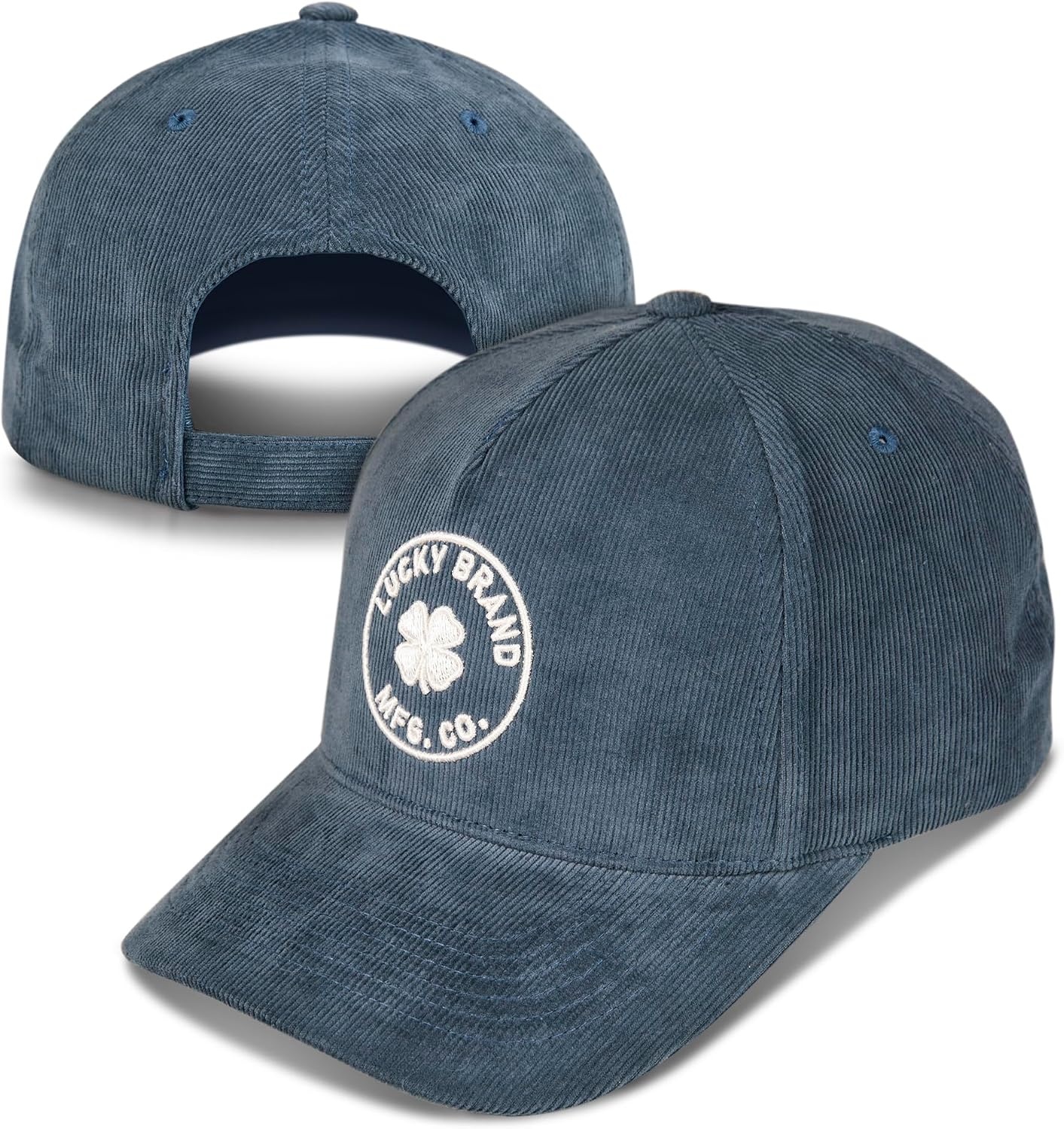 image:imageLucky Brand Classic Cotton Adjustable Dad Hat Baseball Cap Golf Fishing Low Profile 5 Panel DesignMfg Co Embroidered Ocean
