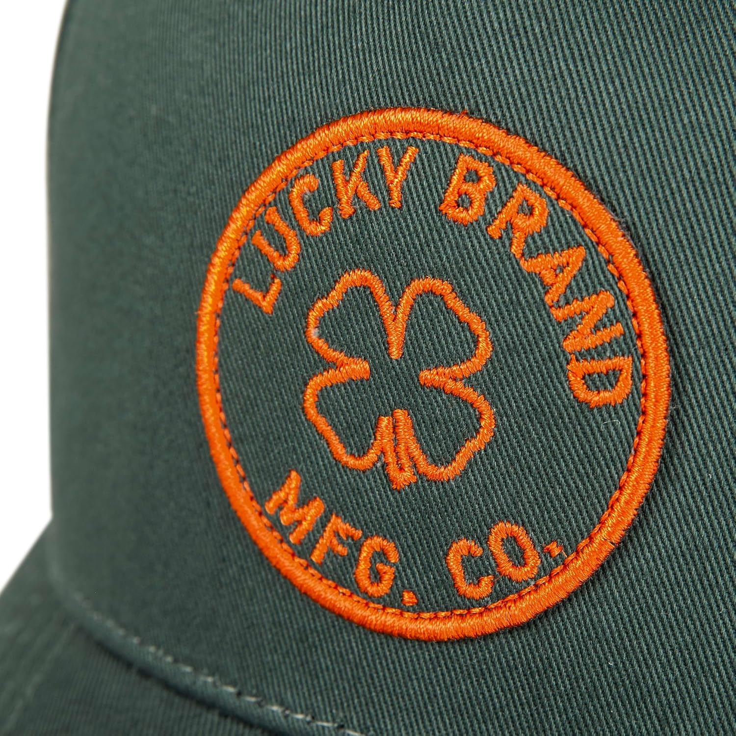 image:imageLucky Brand Classic Cotton Adjustable Dad Hat Baseball Cap Golf Fishing Low Profile 5 Panel DesignMfg Co Patch Forest Green
