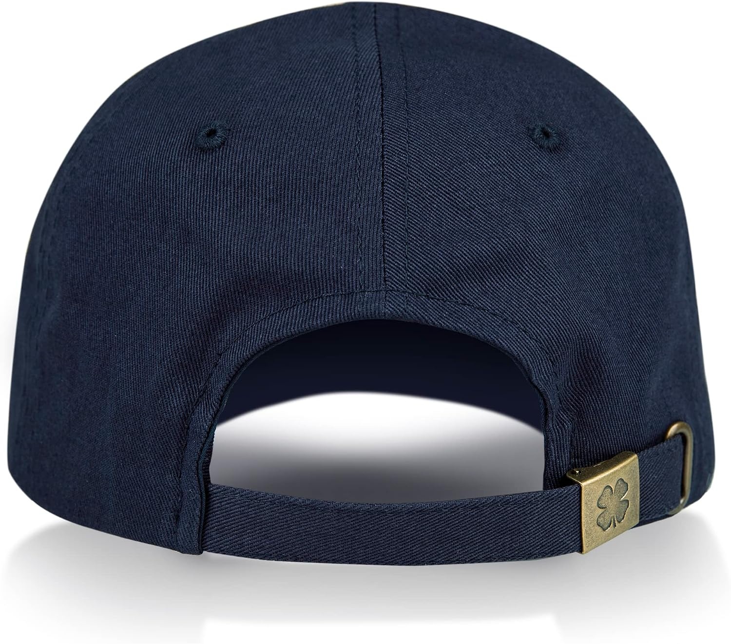 image:imageLucky Brand Classic Cotton Adjustable Dad Hat Baseball Cap Golf Fishing Low Profile 5 Panel DesignOval Clover Patch Dark Navy