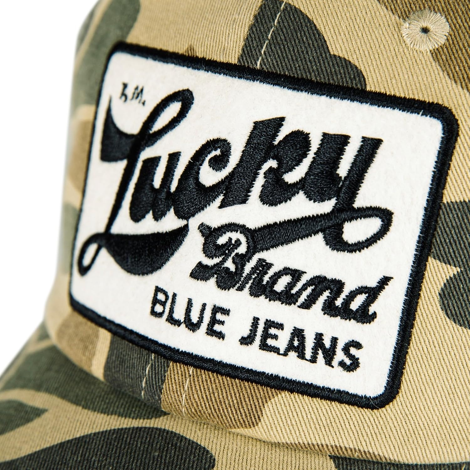 image:imageLucky Brand Classic Cotton Adjustable Dad Hat Baseball Cap Golf Fishing Low Profile 5 Panel DesignPatch Camo