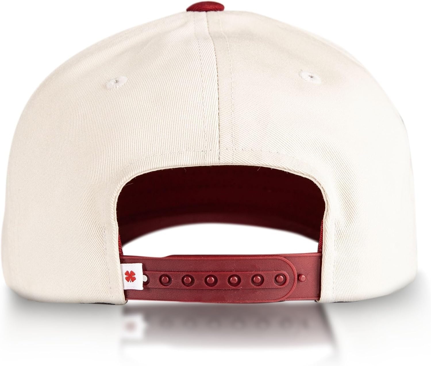 image:imageLucky Brand Classic Cotton Adjustable Dad Hat Baseball Cap Golf Fishing Low Profile 5 Panel DesignTwo Toned La CreamRed