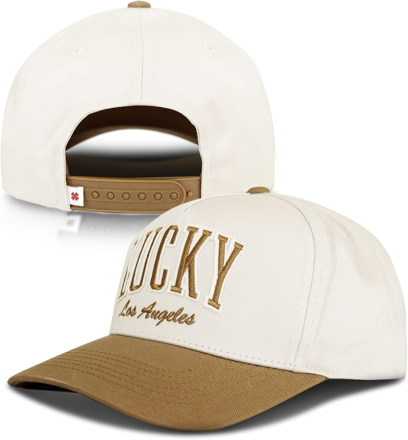 image:imageLucky Brand Classic Cotton Adjustable Dad Hat Baseball Cap Golf Fishing Low Profile 5 Panel DesignVarsity Tan