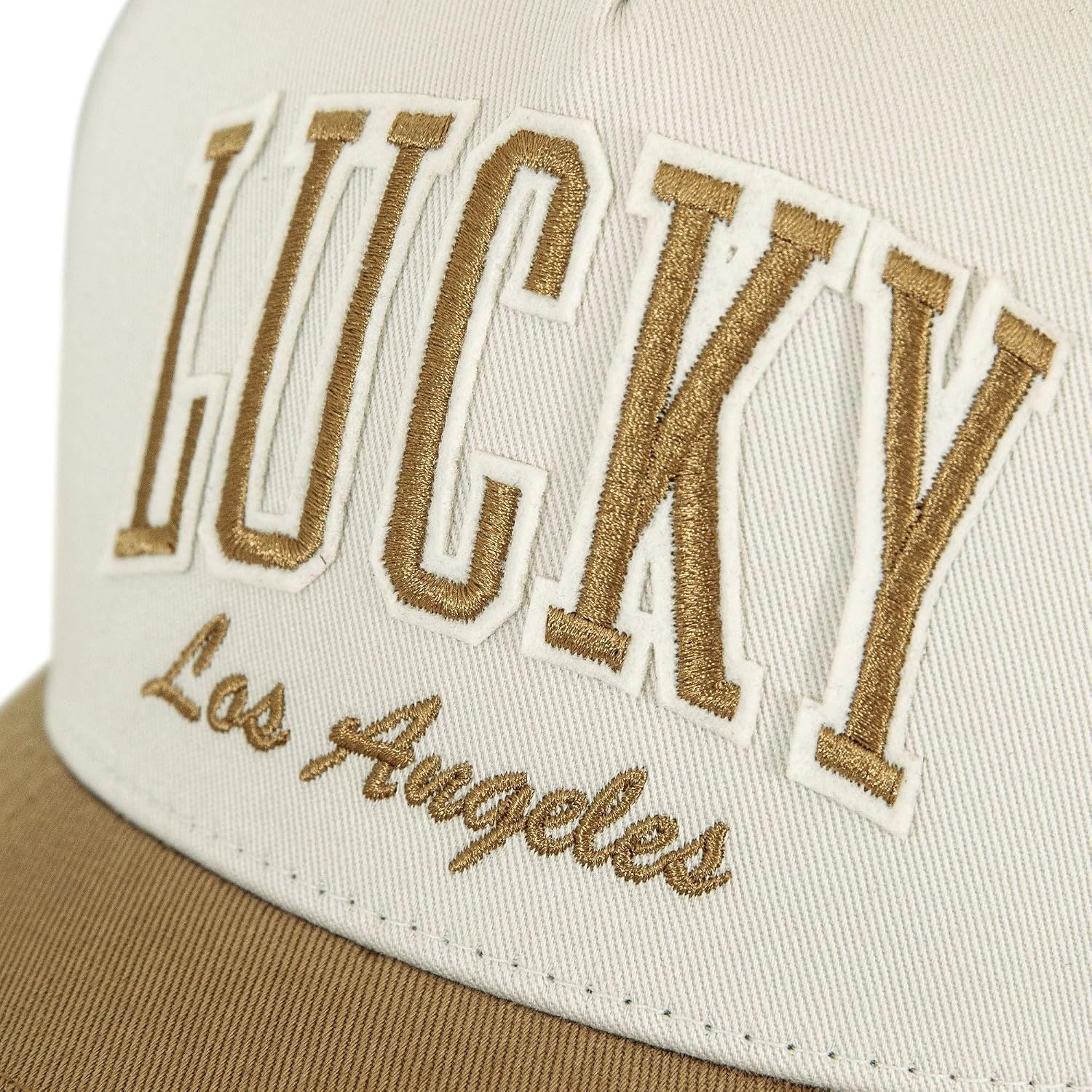 image:imageLucky Brand Classic Cotton Adjustable Dad Hat Baseball Cap Golf Fishing Low Profile 5 Panel DesignVarsity Tan