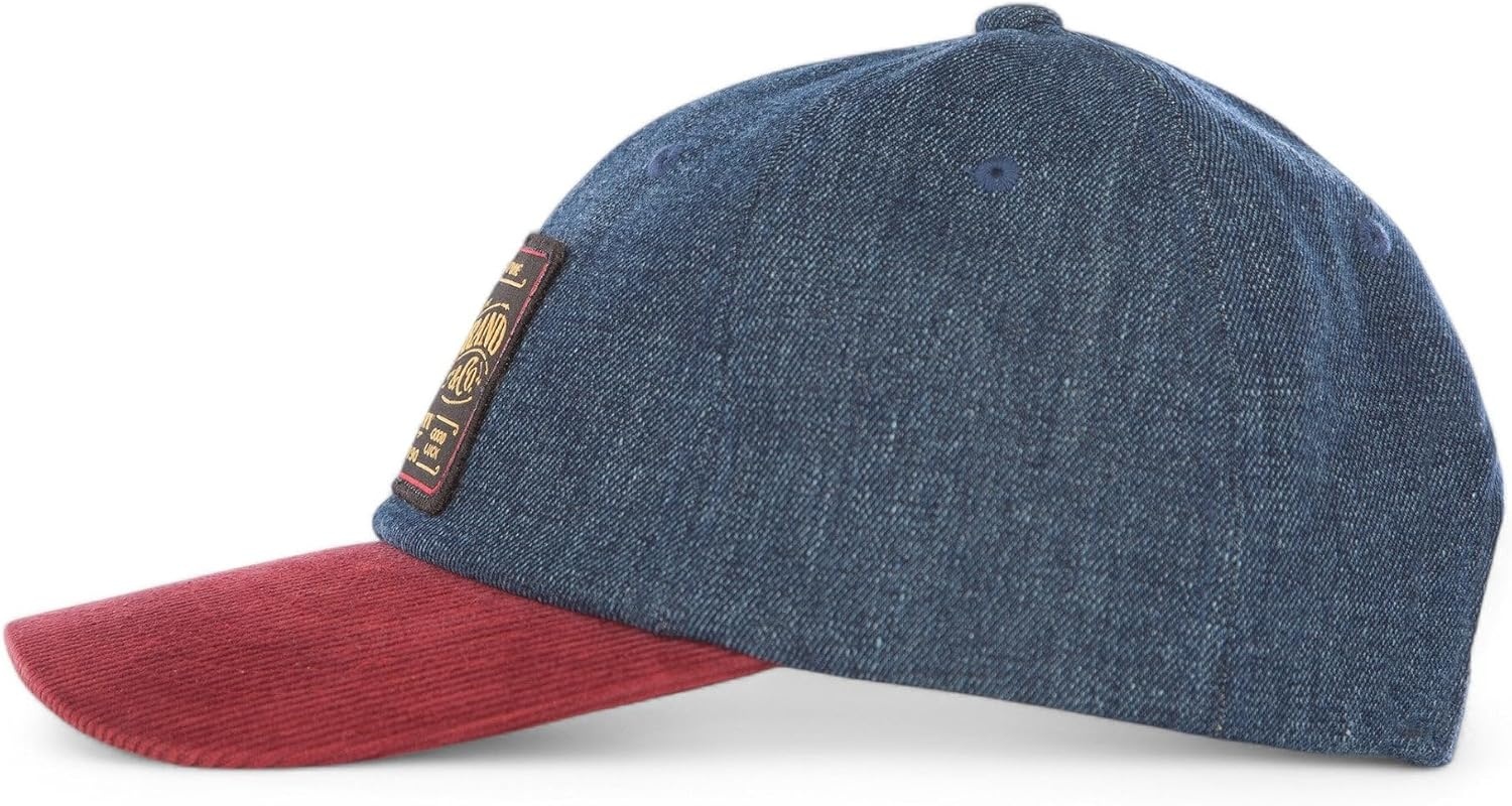 image:imageLucky Brand Classic Cotton Adjustable Dad Hat Baseball Cap Golf Fishing Low Profile 5 Panel DesignVintage Denim Red