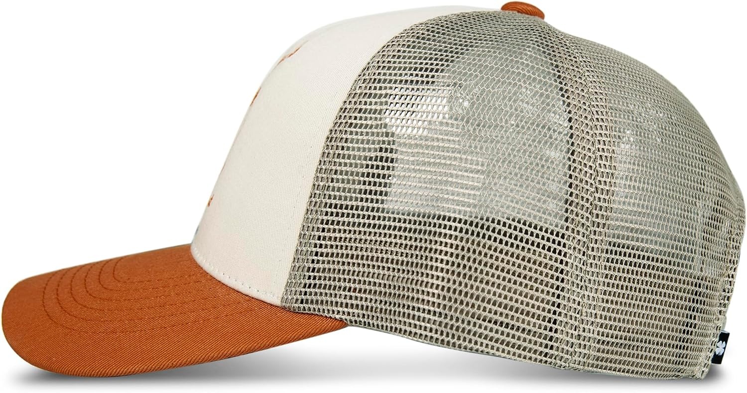 image:imageLucky Brand Trucker Hat Snapback Adjustable Mesh Back Retro Baseball Cap Golf Fishing American HeritageBurger Joint Terracotta