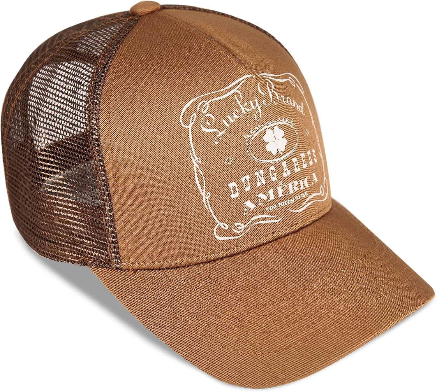 image:imageLucky Brand Trucker Hat Snapback Adjustable Mesh Back Retro Baseball Cap Golf Fishing American HeritageVintage Trucker Toast