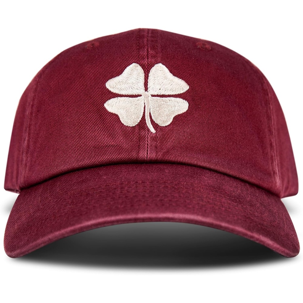 image:imageLucky Brand Classic Cotton Adjustable Dad Hat Baseball Cap Golf Fishing Low Profile 5 Panel DesignClover Brick
