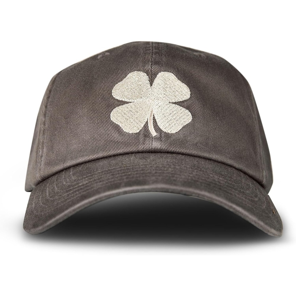 image:imageLucky Brand Classic Cotton Adjustable Dad Hat Baseball Cap Golf Fishing Low Profile 5 Panel DesignClover Charcoal Grey New
