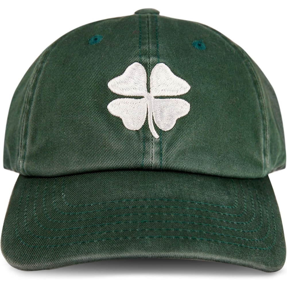 image:imageLucky Brand Classic Cotton Adjustable Dad Hat Baseball Cap Golf Fishing Low Profile 5 Panel DesignClover Pine