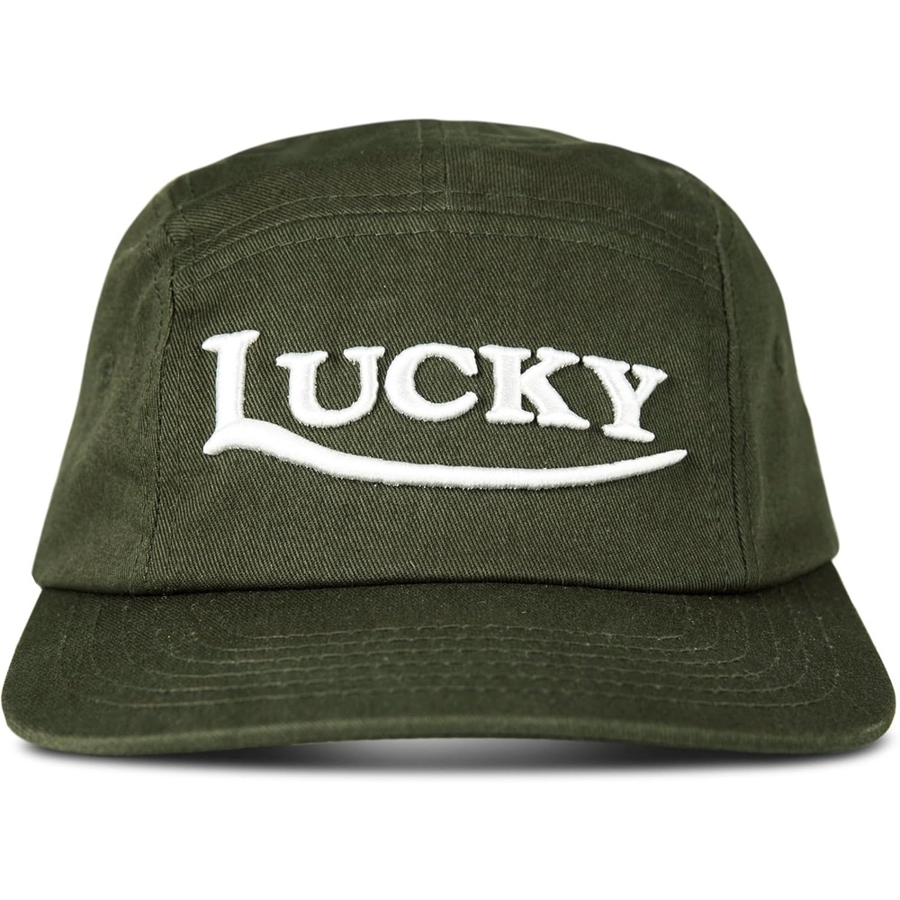 image:imageLucky Brand Classic Cotton Adjustable Dad Hat Baseball Cap Golf Fishing Low Profile 5 Panel DesignFive Panel Olive