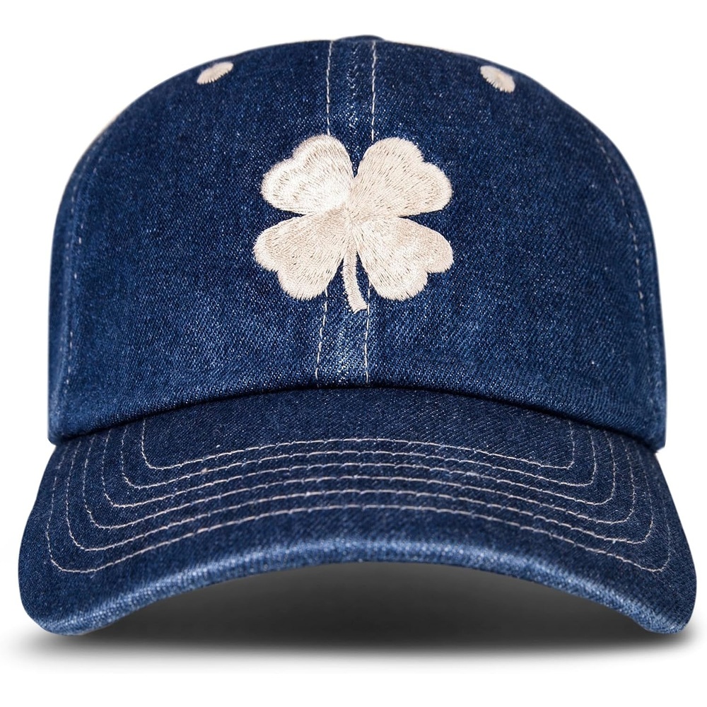 image:imageLucky Brand Classic Cotton Adjustable Dad Hat Baseball Cap Golf Fishing Low Profile 5 Panel DesignLucky Clover Light Denim