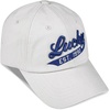 Lucky Brand Classic Cotton Adjustable | Dad Hat | Baseball Cap | Golf | Fishing | Low Profile | 5 Panel Design(1990 Embroidered – Light Grey)