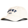 Lucky Brand Classic Cotton Adjustable | Dad Hat | Baseball Cap | Golf | Fishing | Low Profile | 5 Panel Design(1990 Felt Patch – Cream)