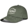 Lucky Brand Classic Cotton Adjustable | Dad Hat | Baseball Cap | Golf | Fishing | Low Profile | 5 Panel Design(Blue Jeans Co – Moss)