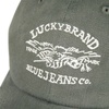 Lucky Brand Classic Cotton Adjustable | Dad Hat | Baseball Cap | Golf | Fishing | Low Profile | 5 Panel Design(Blue Jeans Co – Moss)