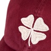 Lucky Brand Classic Cotton Adjustable | Dad Hat | Baseball Cap | Golf | Fishing | Low Profile | 5 Panel Design(Clover – Brick)