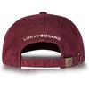 Lucky Brand Classic Cotton Adjustable | Dad Hat | Baseball Cap | Golf | Fishing | Low Profile | 5 Panel Design(Clover – Brick (New))
