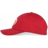 Lucky Brand Classic Cotton Adjustable | Dad Hat | Baseball Cap | Golf | Fishing | Low Profile | 5 Panel Design(Embroidered Patch – Red)