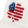 Lucky Brand Classic Cotton Adjustable | Dad Hat | Baseball Cap | Golf | Fishing | Low Profile | 5 Panel Design(Flag Clover – White)