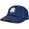 Lucky Brand Classic Cotton Adjustable | Dad Hat | Baseball Cap | Golf | Fishing | Low Profile | 5 Panel Design(Lucky Clover – Light Denim)