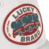 Lucky Brand Classic Cotton Adjustable | Dad Hat | Baseball Cap | Golf | Fishing | Low Profile | 5 Panel Design(Oval Clover Patch – Light Grey)