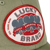 Lucky Brand Classic Cotton Adjustable | Dad Hat | Baseball Cap | Golf | Fishing | Low Profile | 5 Panel Design(Oval Clover Patch – Moss)