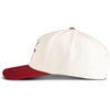 Lucky Brand Classic Cotton Adjustable | Dad Hat | Baseball Cap | Golf | Fishing | Low Profile | 5 Panel Design(Two Toned La – Cream/Red)