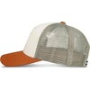 Lucky Brand Trucker Hat | Snapback | Adjustable | Mesh Back | Retro | Baseball Cap | Golf | Fishing | American Heritage(Burger Joint – Terracotta)