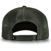 Lucky Brand Trucker Hat | Snapback | Adjustable | Mesh Back | Retro | Baseball Cap | Golf | Fishing | American Heritage(Clover – Olive)