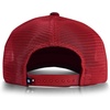 Lucky Brand Trucker Hat | Snapback | Adjustable | Mesh Back | Retro | Baseball Cap | Golf | Fishing | American Heritage(Clover – Red)