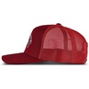 Lucky Brand Trucker Hat | Snapback | Adjustable | Mesh Back | Retro | Baseball Cap | Golf | Fishing | American Heritage(Clover – Red)