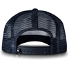 Lucky Brand Trucker Hat | Snapback | Adjustable | Mesh Back | Retro | Baseball Cap | Golf | Fishing | American Heritage(Clover Felt Patch – Navy)