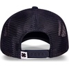 Lucky Brand Trucker Hat | Snapback | Adjustable | Mesh Back | Retro | Baseball Cap | Golf | Fishing | American Heritage(Clover Patch – Navy)