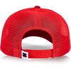 Lucky Brand Trucker Hat | Snapback | Adjustable | Mesh Back | Retro | Baseball Cap | Golf | Fishing | American Heritage(Clover Patch – Red)