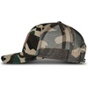 Lucky Brand Trucker Hat | Snapback | Adjustable | Mesh Back | Retro | Baseball Cap | Golf | Fishing | American Heritage(Mesh Leather Patch – Camo)